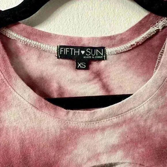 FIFTH SUN hippy tie dye ying yang t size XS - Picture 2 of 4
